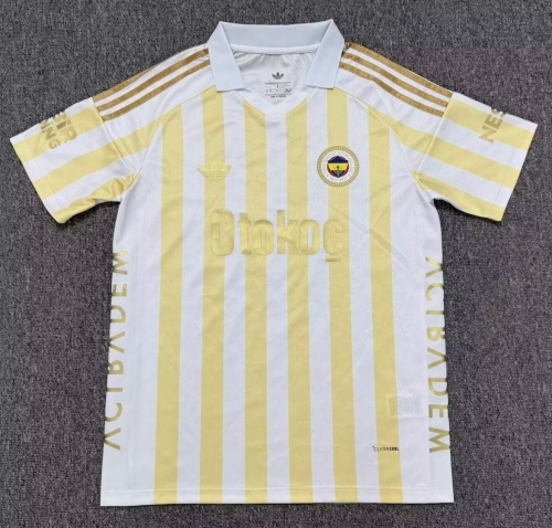 2026/27 Fenerbahçe Away Yellow & White Thailand Soccer Jersey AAA-1040