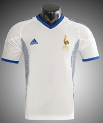 2002 Retro Version France Away White Thailand Soccer Jersey AAA-1041
