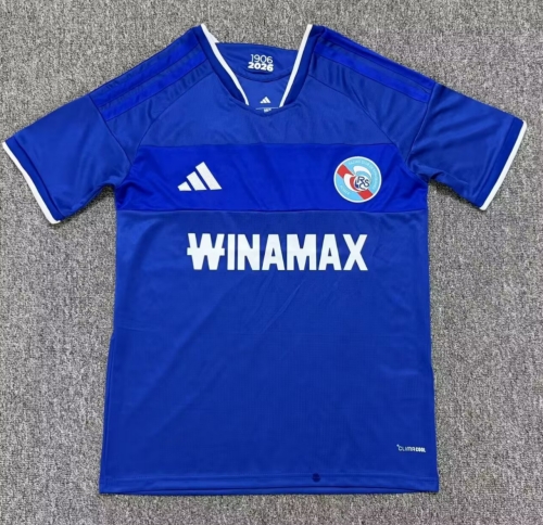 2026/27 RC Strasbourg Home Blue Thailand Soccer Jersey AAA-1040