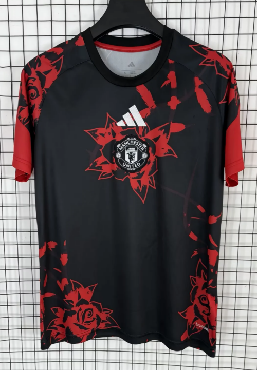 2026/27 Manchester United Black Thailand Soccer Training Jerseys-510