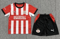 Kids 2026/27 PSV Eindhoven Home Red & White Kids/Youth Soccer Uniform-530/522
