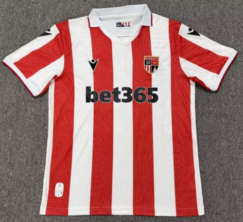2026/27 Stoke City Home Red & White Thailand Soccer Jersey AAA-1040