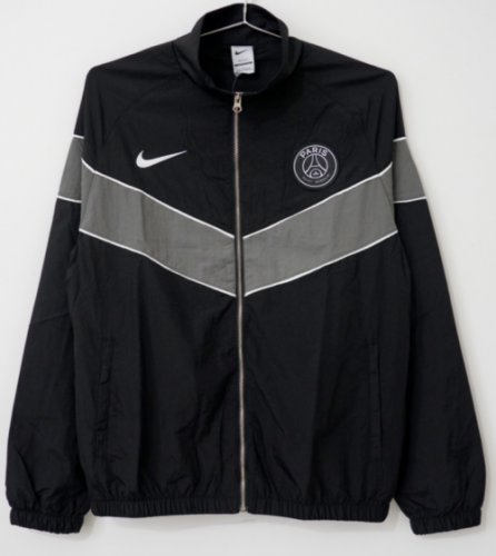 2026/27 Paris SG Black Windbreaker Hoodies Top-66