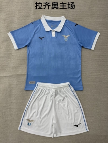Kids 2026/27 Lazio Home Blue Kids/Youth Soccer Uniform-208