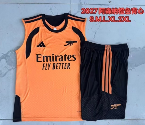 2026/27 Arsenal Orange Soccer Vest Set-815