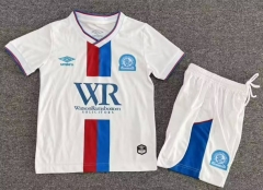 Kids 2026/27 Blackburn Rovers 2nd Away White Kids/Youth Soccer Uniform-1040