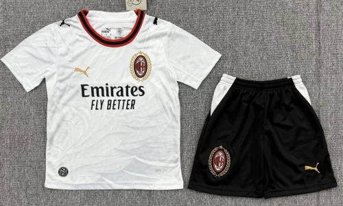 Kids 2026/27 AC Milan Away White Kids/Youth Soccer Uniform-522
