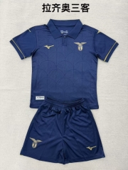 Kids 2026/27 Lazio 3nd Away Royal Blue Kids/Youth Soccer Uniform-208