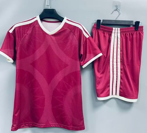 Customize 2026/27 Rea Madrid 2nd Away Red Soccer Uniform-DN