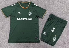 Kids 2026/27 SV Werder Bremen Away Green Kids/Youth Soccer Uniform-1040