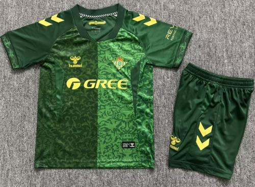 Kids 2026/27 Real Betis Away Green Kids/Youth Soccer Uniform-JY/208/BL