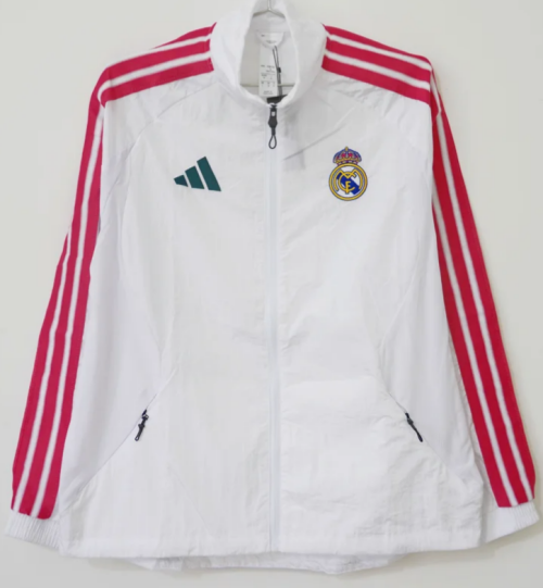 2026/27 Rea Madrid White Windbreaker Hoodies Top-66/510