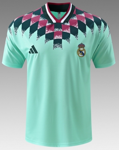 2026/27 Retro Real Madrid Green Thailand Soccer Training Jerseys-418