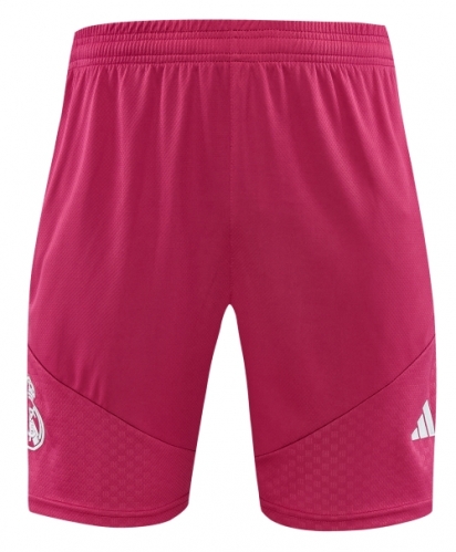 2026/27 Rea Madrid Rose Red Thailand Soccer Training Shorts-418