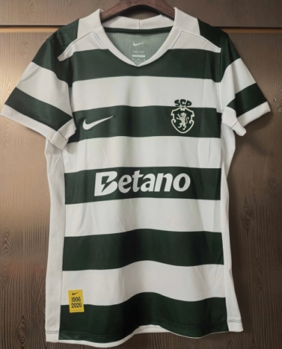2026/27 Sporting Lisbon Home Green & White Thailand Female Soccer Jersey AAA-JJ