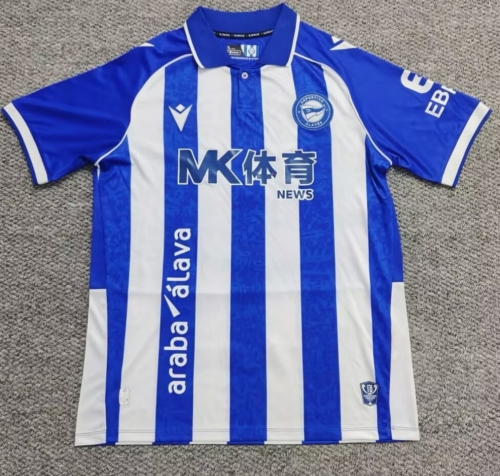 2026/27 Deportivo Alavés Home Blue & White Thailand Soccer Jersey AAA-1040/301