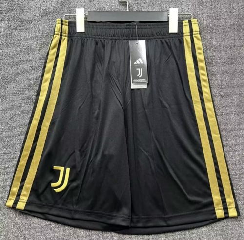 2026/27 Juventus 2nd Away Black Thailand Soccer Shorts-315