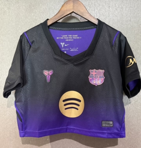 Short Clothing 2026/27 Barcelona Away Black & Purple Thailand Women Soccer Jersey AAA