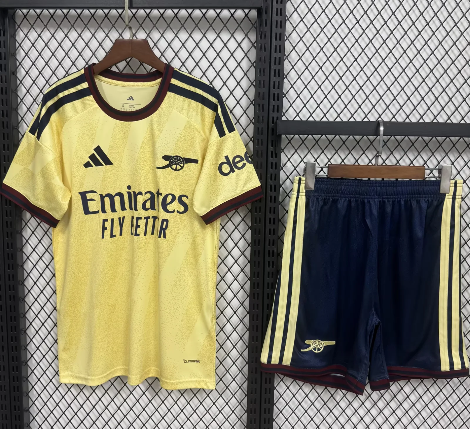 2026/27 Arsenal 2nd Away Yellow Soccer Uniform-WL
