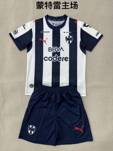 2026/27 Monterrey Home White & Blue Soccer Uniform-208