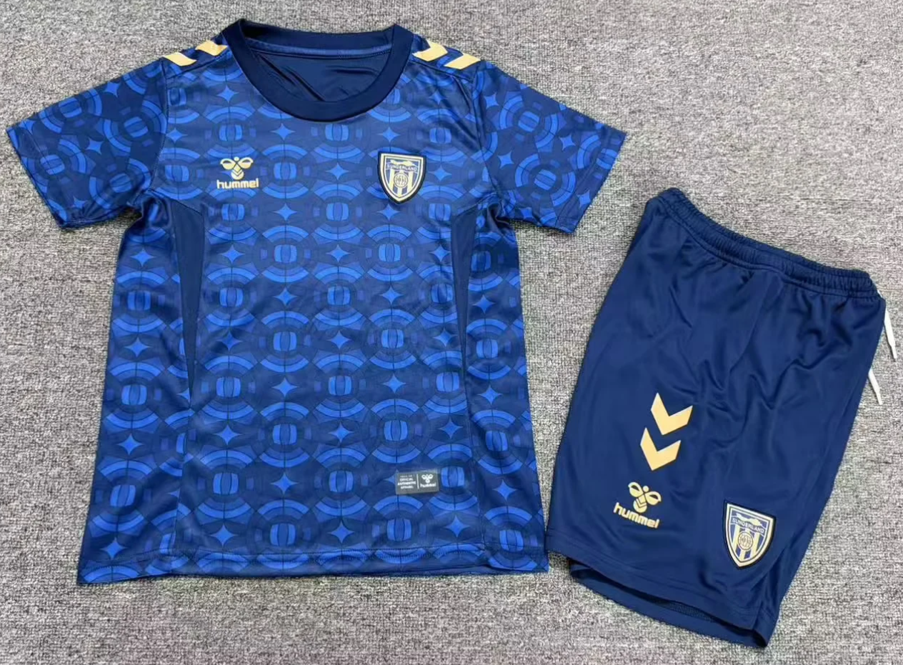 Kids 2026/27 Sunderland 2nd Away Royal Blue Kids/Youth Soccer Uniform-1040