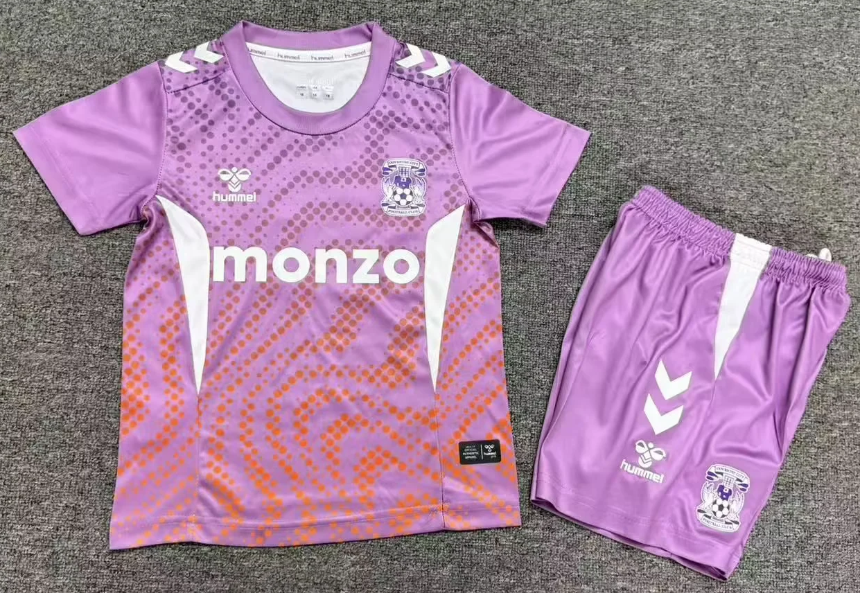 Kids 2026/27 Coventry City 2nd Away Purple Kids/Youth Soccer Jersey AAA-1040