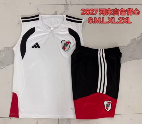 2026/27 CA River Plate White Soccer Vest Set-815