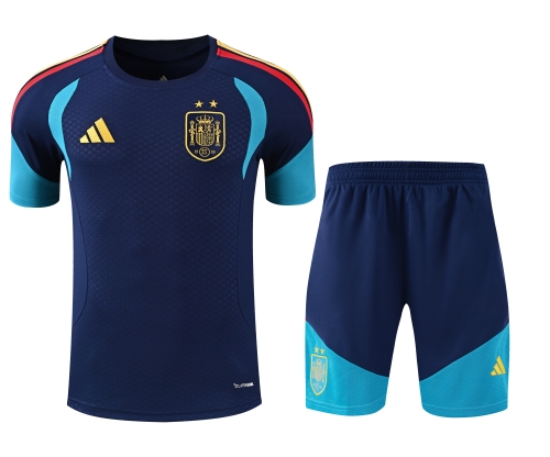 2026/27 Spain Royal Blue Thailand Soccer Training Jerseys Uniform-418