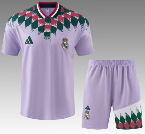 2026/27 Retro Real Madrid Purple Thailand Soccer Training Jerseys Uniform-418