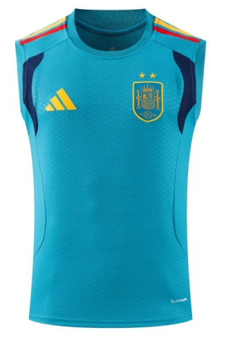 2026/27 Spain Blue Training Thailand Soccer Vest-418