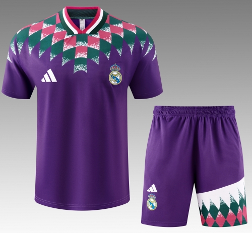 2026/27 Retro Real Madrid Purple Thailand Soccer Training Jerseys Uniform-418