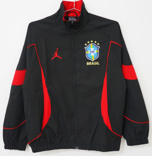 2026/27 Brazil Black Windbreaker Hoodies Top-47/66