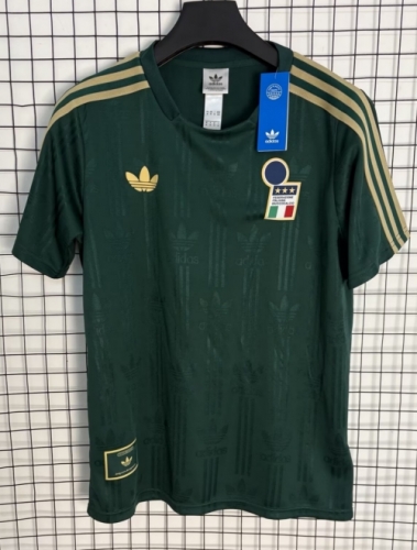 Player Version 2026/27 Italy Dark Green Thailand Soccer Jersey AAA-510