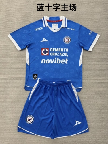 2026/27 Cruz Azul Home Blue Soccer Uniform-208