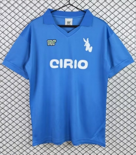 82/83 Retro Version Napoli Home Blue Thailand Soccer Jersey AAA-503