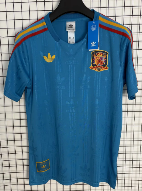 Player Version 2026/27 Spain Lake Blue Thailand Soccer Jersey AAA-510