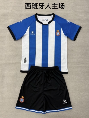 2026/27 RCD Espanyol Home White & Blue Soccer Uniform-208