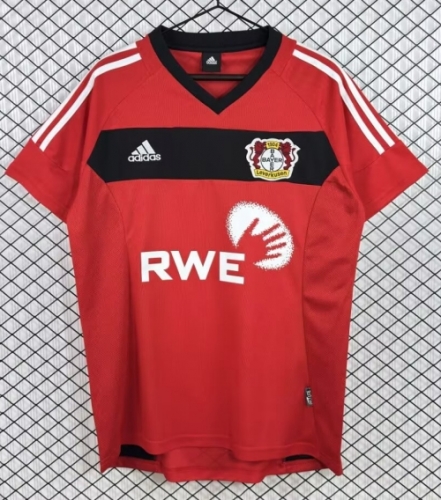 02/04 Retro Version Bayer 04 Leverkusen Home Red Thailand Soccer Jersey AAA-503