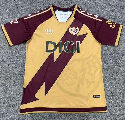 2026/27 Rayo Vallecano 2nd Away Yellow Thailand Soccer Jersey AAA-1040