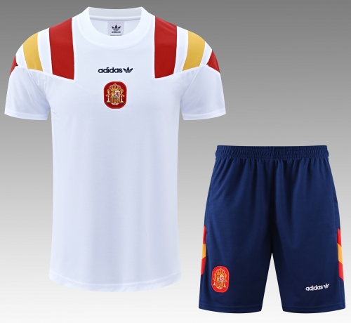 2026/27 Spain White Thailand Soccer Training Jerseys Uniform-418