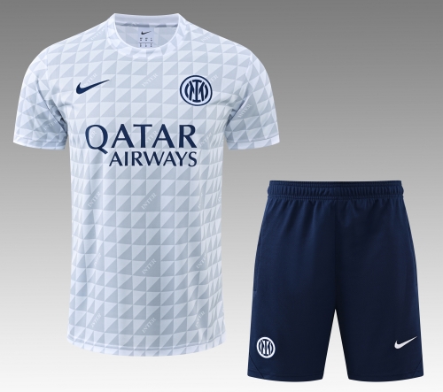 2026/27 Inter Milan Gray Thailand Soccer Training Uniform-418