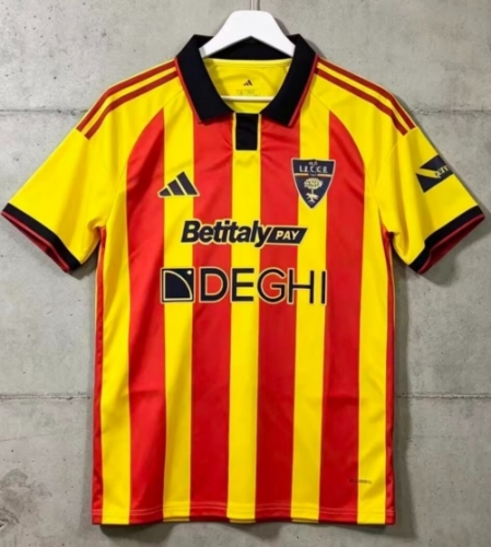 2026/27 US Lecce Home Red & Yellow Thailand Soccer Jersey AAA-417