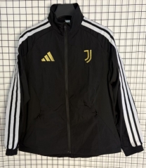 2026/27 Juventus FC Black Windbreaker Hoodies Top-510/66