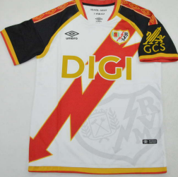 2026/27 Rayo Vallecano Home White Thailand Soccer Jersey AAA