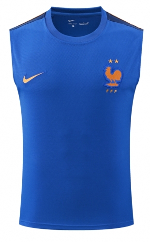 2026/27 France Blue Training Thailand Soccer Vest-418