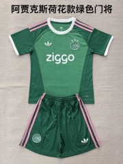 Kids 2026/27 Ajax Goalkeeper Green Kids/Youth Soccer Uniform-208