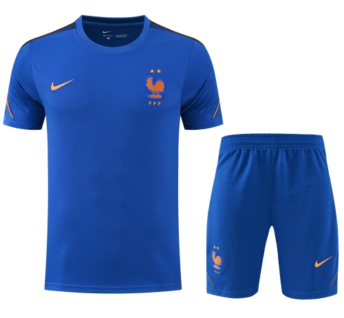 2026/27 France Blue Thailand Soccer Training Uniform-418