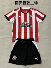 Kids 2026/27 Southampton Home Red & White Kids/Youth Soccer Uniform-208