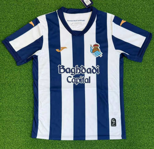 2026/27 Real Sociedad Home Blue & White Thailand Soccer Jersey AAA-301/522/40