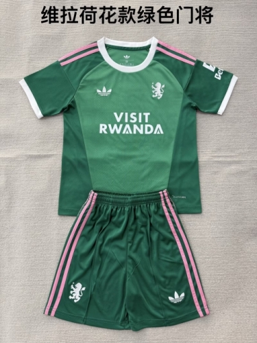 2026/27 Aston Villa Goalkeeper Green Soccer Uniform-208